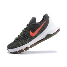 Nike KD8 темносерый с красным